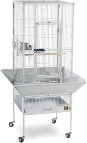 img 4 attached to 🐦 Enhance Your Bird's Habitat with Prevue Park Plaza Bird Cage