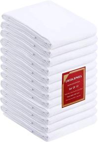 img 3 attached to 🍽️ Utopia Kitchen Flour Sack Dish Towels - 12 Pack, Ultra Absorbent Cotton Kitchen Towels - 28 x 28 Inches