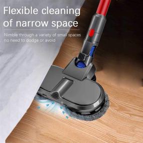 img 3 attached to Enhance Your Dyson V7/V8/V10/V11 Stick Vacuum with our Dual-use Electric Cleaner Head for Wet and Dry Cleaning