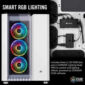 img 1 attached to 🔮 Корпус CORSAIR Crystal Series 680X RGB White ATX с высокой вентиляцией и закаленным стеклом