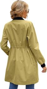 img 2 attached to MOUSYA Windbreaker Lightweight Jackets Overcoat Women's Clothing and Coats, Jackets & Vests