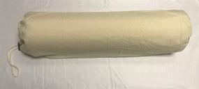 img 1 attached to 🌿 Therapist's Choice Microfiber Bolster Cover - Drawstring Closure, Soft & Durable - Size: 6" x 27" - Cover Only - Bolster Not Included (Natural/Light Brown)