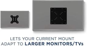 img 3 attached to 🖥️ Mount-It! VESA Mount Adapter Plate - Enhanced Monitor and TV Mount Extension Kit, Expandable from 75x75 and 100x100 to 200x200 and 200x100 mm Patterns, Durable Heavy-Gauge Steel, Includes Necessary Hardware