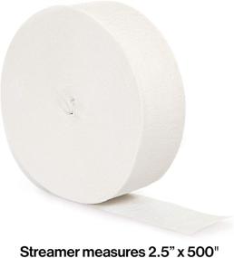 img 2 attached to 🎉 Versatile White Crepe Paper Streamer Roll - 81-Feet of Creative Converting Touch of Color Craft Material