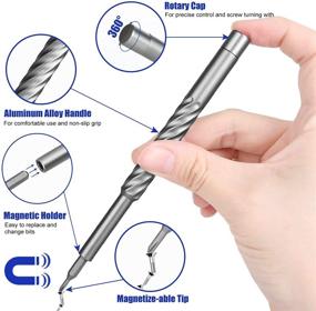 img 2 attached to 🔧 HengTianMei 128-in-1 Precision Screwdriver Set: Professional Repair Tool Kit for Computer, Laptop, Xbox, MacBook, Game Console (Model: H1128)