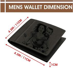img 1 attached to Mens Wallet Wallets Bifold Fathers Men's Accessories and Wallets, Card Cases & Money Organizers