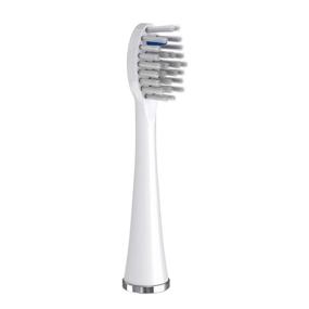 img 3 attached to Waterpik Sonic-Fusion Flossing Toothbrush Replacement Brush Heads - Full Size, 2 Count White