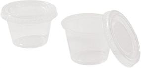 img 4 attached to 48 Pieces Restaurant Condiment Containers