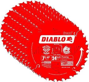 img 1 attached to 🔪 Diablo D0724A 7-1/4-Inch 24-Tooth Circular Saw Framing Blade