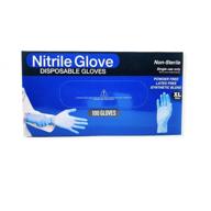 🧤 ctb x-large nitrile gloves - box of 100 gloves, latex-free, powder-free, multi-purpose, dispenser box logo