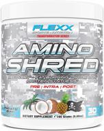 💪 flexx amino shred - высокоэффективные аминокислоты с 5 г bcaa, восстановление мышц во время тренировки, жиросжигание, гидратация и синтез протеина, pirate bay, 30 порций логотип