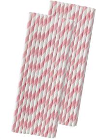 img 4 attached to Striped Paper Straws Inches Outside