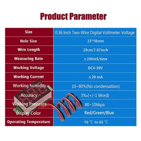 img 2 attached to DaFuRui Digital Voltmeter Two Wire Voltage