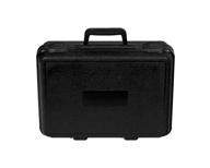 🧳 pfc - durable plastic carrying case with foam insert, 15x11x4.375 inches logo