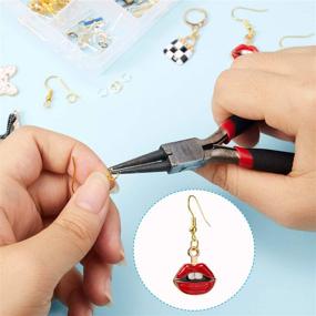 img 1 attached to Gold Plated Enamel Women Perfume Purse High Heels Bow Charms: Create Stunning Jewelry with 52 Pieces of Makeup Lipstick, Enamel Rhinestone Pendants for DIY Bracelets and Necklaces!