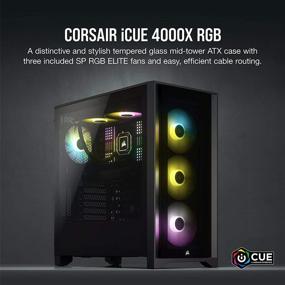 img 3 attached to Корпус Corsair ICUE 4000X среднего размера