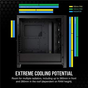 img 1 attached to Корпус Corsair ICUE 4000X среднего размера