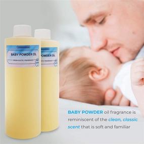 img 2 attached to 👶 Onisavings Sensitive Skin Baby Powder Fragrance Oil - Exotic Smelling, Long-lasting, Naturally Absorbent & Non-Toxic Baby Powder Oil, 4 Oz