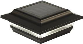 img 4 attached to 🌞 Enhance Your Outdoor Aesthetics with Classy Caps SL211B 4X4 Black Aluminum Imperial Solar Post Cap