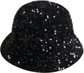 img 4 attached to 🔆 Sparkling Reversible Fisherman Boys' Accessories and Hats with RARITYUS Glitter
