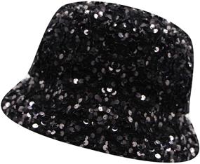 img 3 attached to 🔆 Sparkling Reversible Fisherman Boys' Accessories and Hats with RARITYUS Glitter