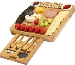 img 4 attached to 🧀 Deluxe CTFT Charcuterie Platter with Gourmet Crackers