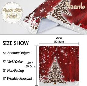 img 2 attached to 🎄 Naanle Christmas Washable Polyester Oversized | Improved SEO-friendly Product Name