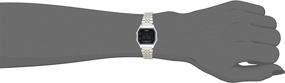img 1 attached to ⌚ Casio Ladies Mid-Size Silver Digital Retro Watch: A Stylish Timepiece for Women - LA-680WA-1BDF