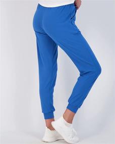 img 2 attached to 👖 Real Essentials 3 Pack: Women's Comfy Lounge Joggers, Athletic Yoga Pants with Pockets &amp; Drawstring