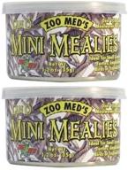 🦎 zoo med 2-pack can o mini mealies pet food - 1.2 oz per can - enhancing your pet's nutrition logo