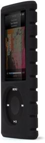 img 1 attached to 📱 Black Speck PixelSkin Rubberized Case for iPod Nano 5th Generation