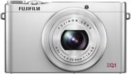 📷 fujifilm xq1 12mp digital camera silver - high resolution images with 3.0-inch lcd screen logo