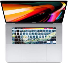 img 3 attached to HRH Starry Night 2 in 1 Hard Case Cover + Silicone Keyboard Cover for MacBook Pro 16 Inch with Touch Bar and Touch ID A2141 (2019 Release)