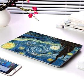 img 2 attached to HRH Starry Night 2 in 1 Hard Case Cover + Silicone Keyboard Cover for MacBook Pro 16 Inch with Touch Bar and Touch ID A2141 (2019 Release)