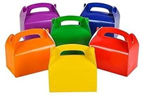 img 3 attached to 🎁 24 Pack of Bright and Colorful Assorted Treat Boxes for Party Favors and Gifts