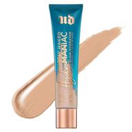 🌿 urban decay hydromaniac tinted moisturizer, 30 light neutral - longwear, weightless medium coverage for healthy, glowing skin - with kombucha filtrate & marula oil logo