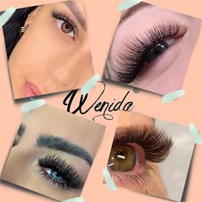 img 3 attached to 💕 Wenida 5 Pairs of 3D Fake Eyelashes: Handmade, Reusable, Soft, Long, Fluffy, Crisscross, False Eyelashes