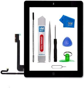 img 4 attached to 📱 High-Quality MMOBIEL Digitizer for iPad 4 - Black 9.7 Inch Touchscreen Front Display Assembly with Tool Kit
