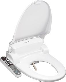 img 4 attached to SmartBidet SB-2000: The Ultimate Round Toilet Electric Bidet Seat – Heated, Hygienic & Customizable with Warm Air Dryer and Wash Functions