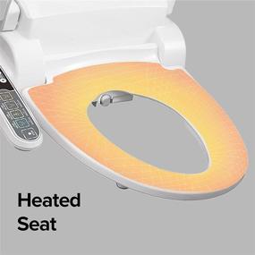 img 1 attached to SmartBidet SB-2000: The Ultimate Round Toilet Electric Bidet Seat – Heated, Hygienic & Customizable with Warm Air Dryer and Wash Functions