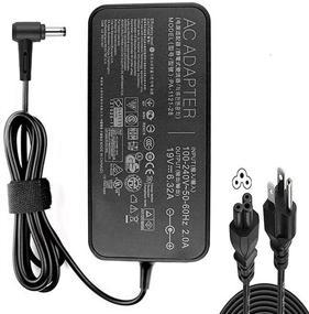 img 4 attached to 💡 19V 6.32A 120W Laptop Adapter A15-120P1A PA-1121-28 AC Power Charger for Asus FX504 UX510UW N56J N56VM N56VZ N750 N500 G50 N53S N55 Laptop: Enhanced Power Supply Solution