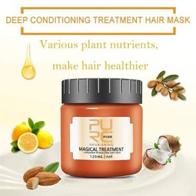 img 2 attached to 💆 PURC Magical Hair Treatment Mask - Advanced Molecular Hair Roots Treatment Professional Hair Conditioner, Restores Softness in just 5 Seconds, Ideal for Dry & Damaged Hair - 120ml