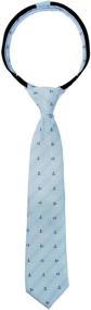 img 3 attached to SEO-Optimized: Boys' Checkered Neckties with Pre-Tied Zipper by Spring Notion