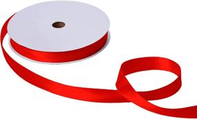img 2 attached to 🎀 Jillson Roberts Wholesale 1-Inch Double Faced Satin Ribbon in 20 Vibrant Colors – Red, 100 Yards Spool (BFR1009)