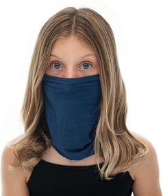 img 3 attached to 🌡️ Mini Casanova Antimicrobial Scented Neck Gaiter for Kids – Ideal Face Covering Mask for School, Sports, and Travel