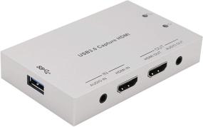 img 4 attached to Конвертер HDMI в USB с захватом видео и прямым эфиром - устройство для записи в Full HD 1080P.