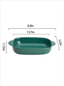 img 3 attached to 🍳 Cook and Serve in Style with MDZF Sweet Home Individual Ceramic Baking Dish for Oven