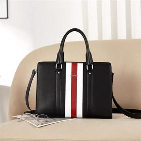 img 3 attached to 👜 BOSTANTEN Leather Handbag Designer: Elegant Women's Shoulder Handbags, Wallets, and Totes