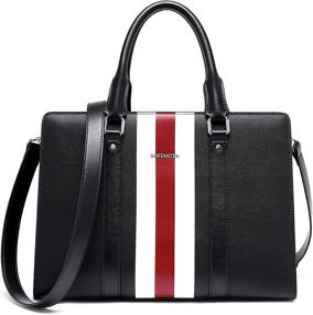 img 4 attached to 👜 BOSTANTEN Leather Handbag Designer: Elegant Women's Shoulder Handbags, Wallets, and Totes