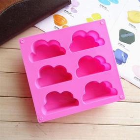 img 1 attached to 🌥️ MoldFun Cloud Silicone Molds: Versatile Baking, Crafting, and Candy Making Tray